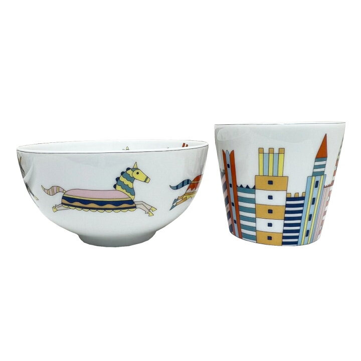 楽天市場】【新品】HERMES エルメス 4点セット エポぺ 食器セット 