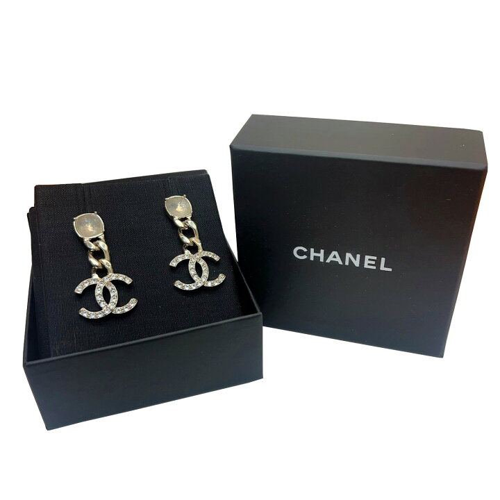 楽天市場】【新品】CHANEL シャネル ピアス ココマーク チェーン  