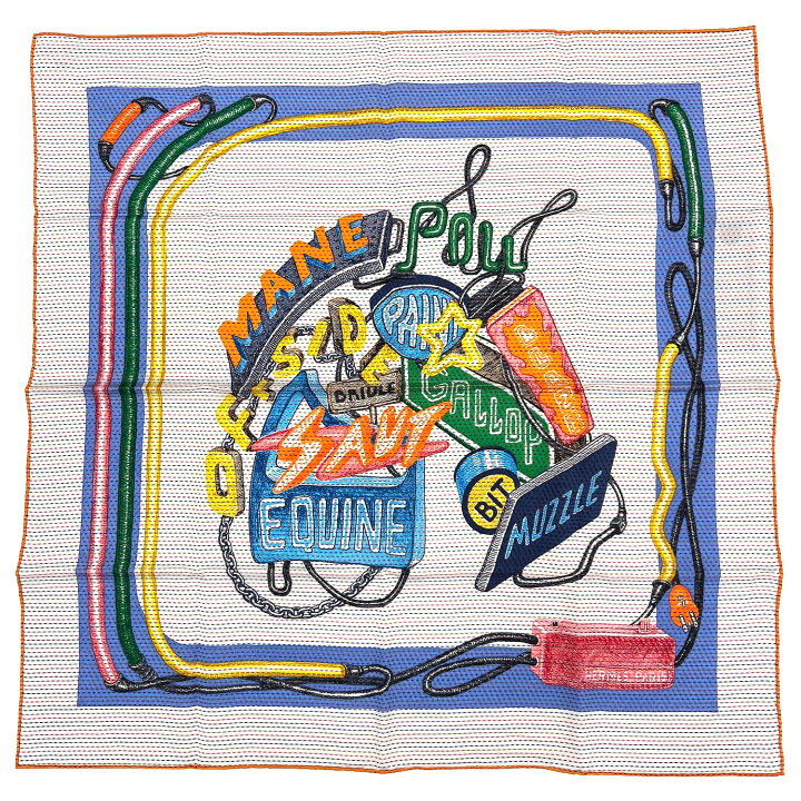 楽天市場】【新品】エルメス HERMES カレ70 Chevaloscope Neon 