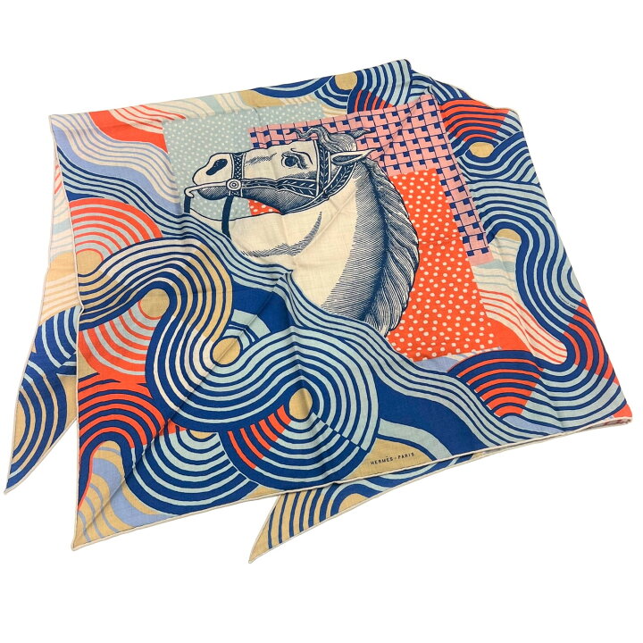 楽天市場】【新品】HERMES エルメス トライアングル ジェアン カシミア 