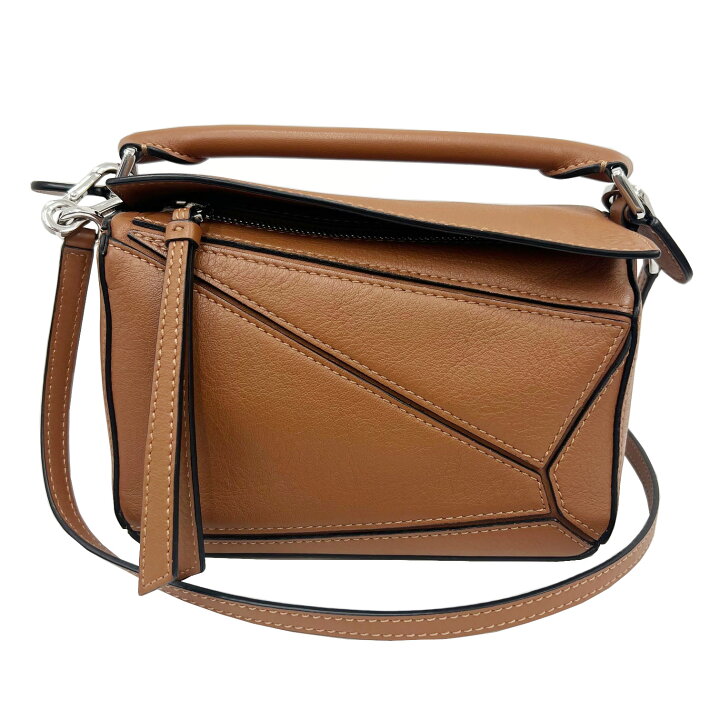 楽天市場】【中古】ロエベ LOEWE パズル ミニ 2WAY ハンドバッグ 