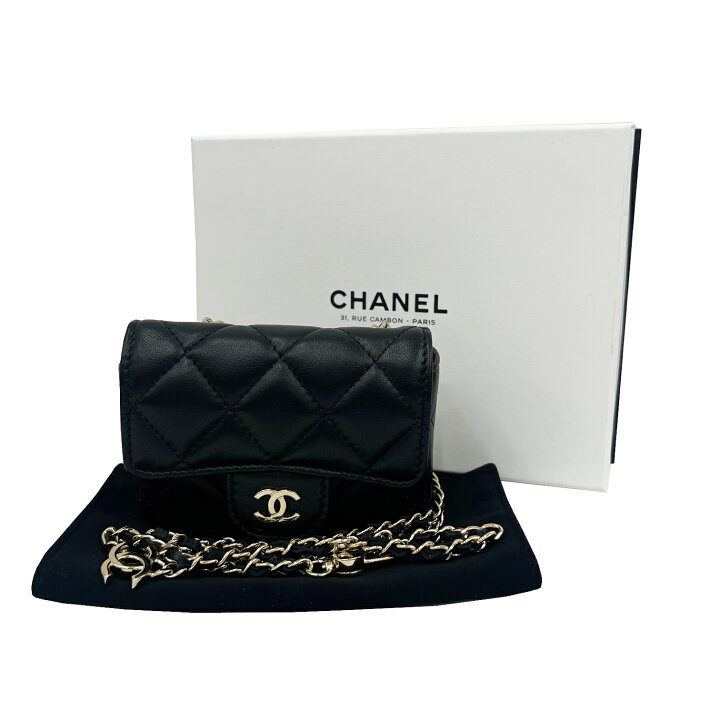楽天市場】【新品同様】シャネル CHANEL ミニ マトラッセ ベルトバッグ 