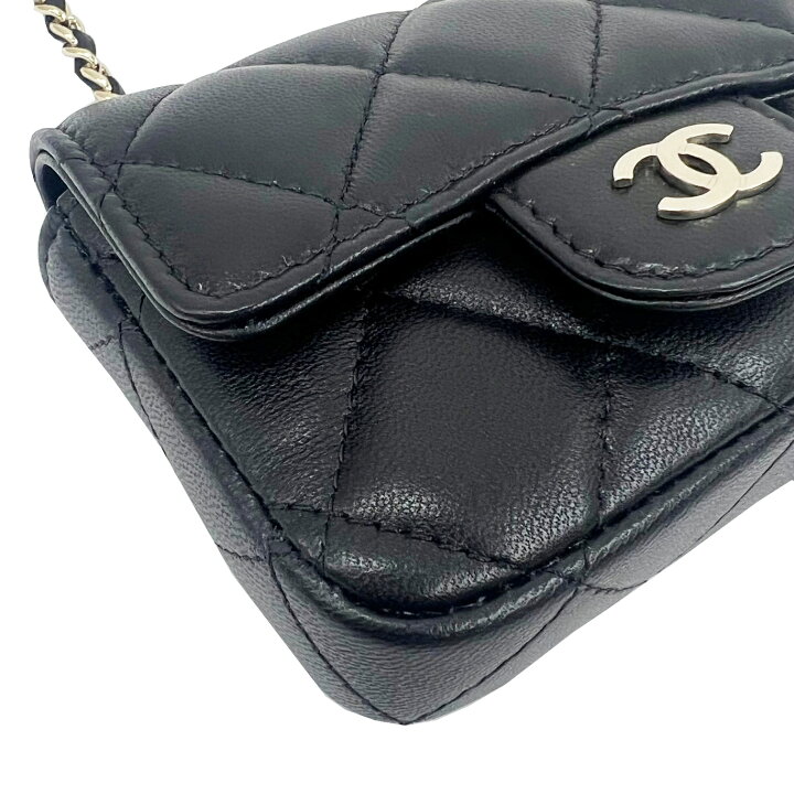 楽天市場】【新品同様】シャネル CHANEL ミニ マトラッセ ベルトバッグ 