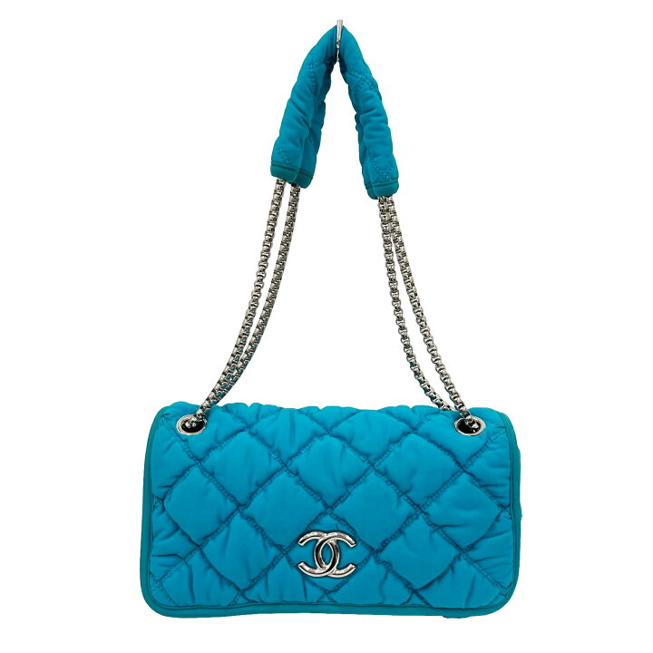 楽天市場】【中古】CHANEL シャネル バブルキルト チェーンショルダー  