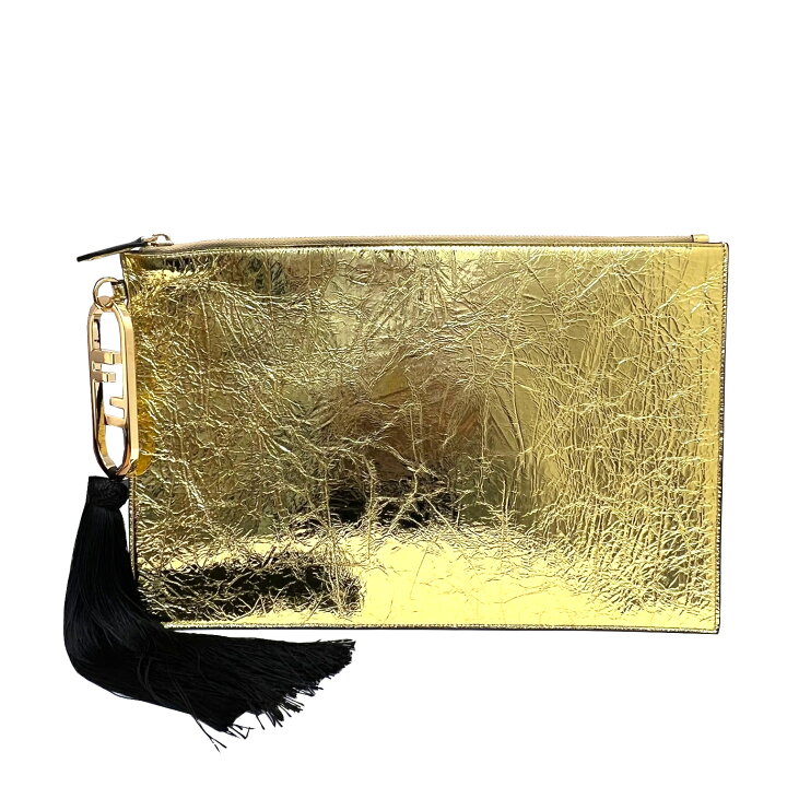 楽天市場】【中古】FENDI フェンディ クラッチバッグ ラージ フラット 