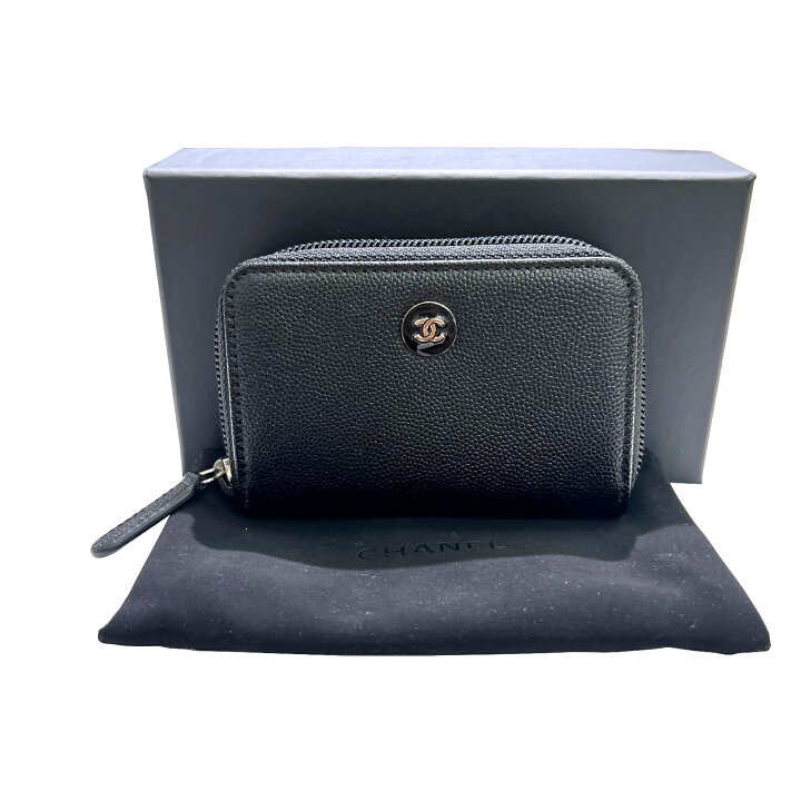 楽天市場】【未使用品】CHANEL シャネル ココボタン カードケース 