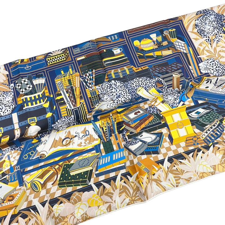 楽天市場】【新品】エルメス HERMES カレ90 ダブルフェイス 12頭の 