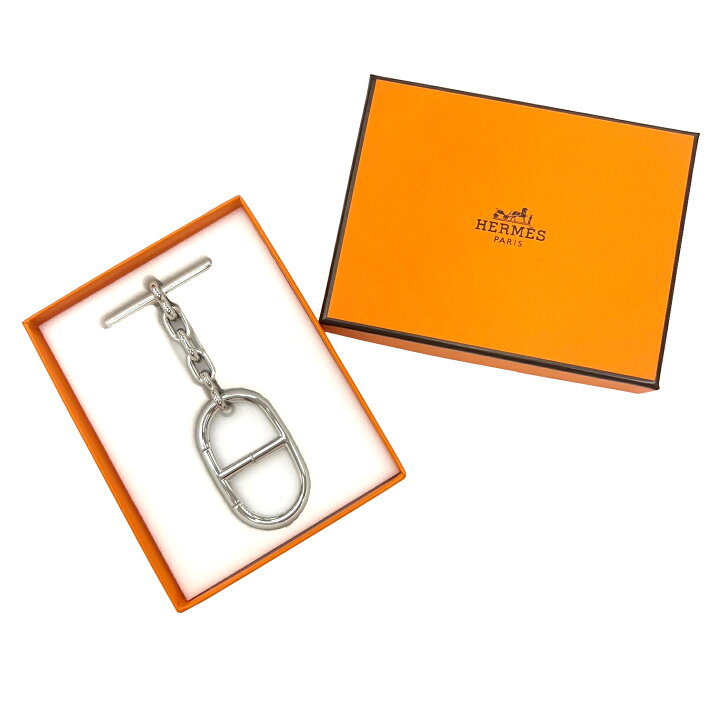 楽天市場】【新品】HERMES エルメス シェーヌダンクル キーホルダー 