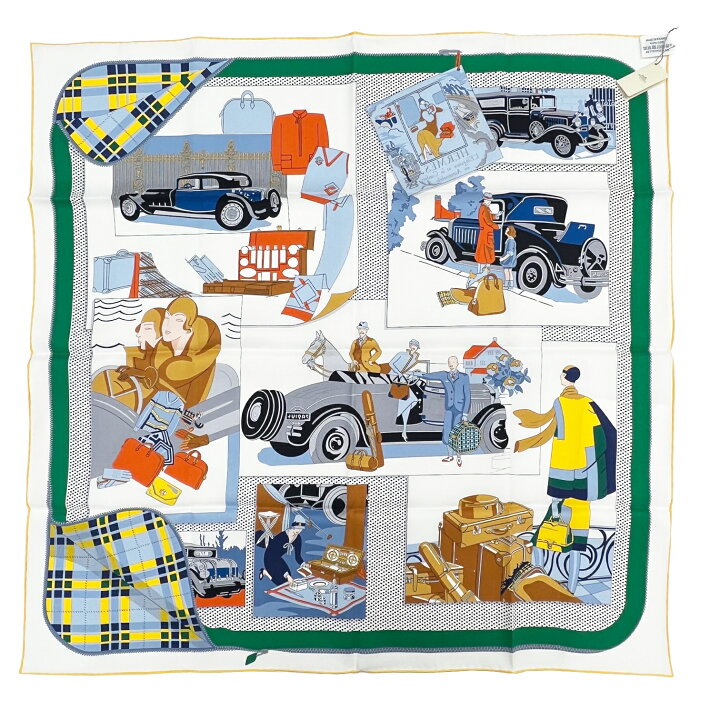 楽天市場】【新品】HERMES エルメス カレ70 自動車の快適 スカーフ 