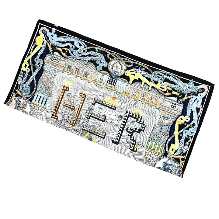 楽天市場】【新品】エルメス HERMES カレ90 スーパー シルク クエスト 