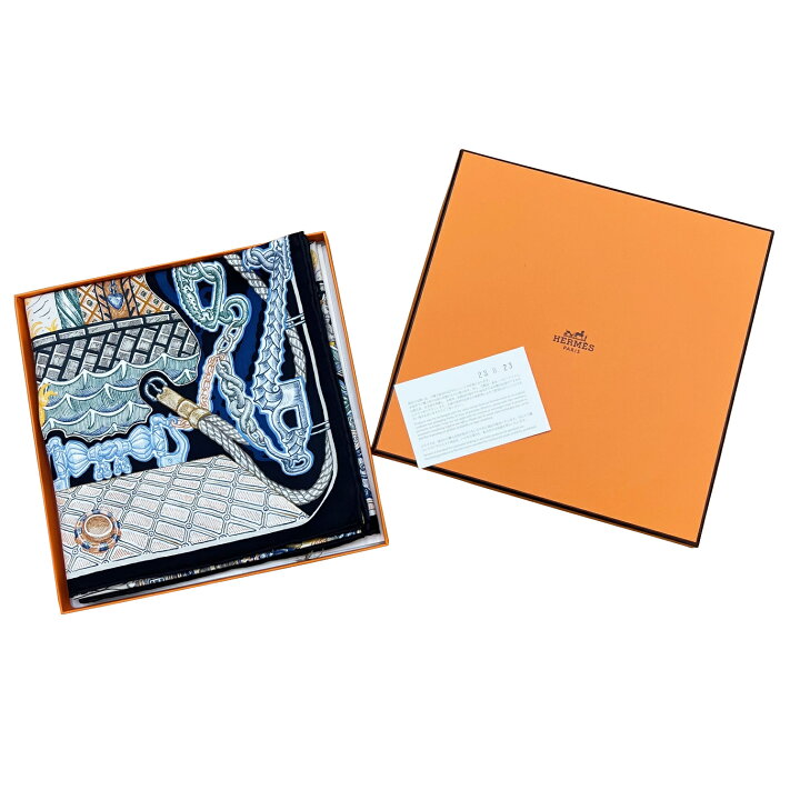 楽天市場】【新品】エルメス HERMES カレ90 スーパー シルク クエスト 