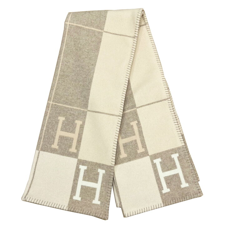 楽天市場】【新品】HERMES エルメス プレード アヴァロン ブランケット  