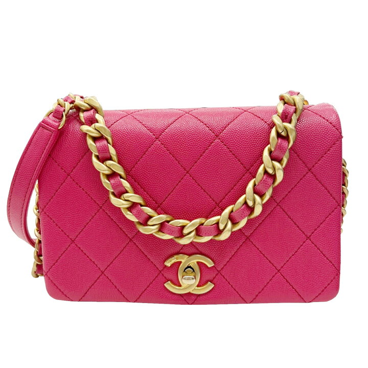 楽天市場】【中古】CHANEL シャネル マトラッセ ミニフラップバッグ 