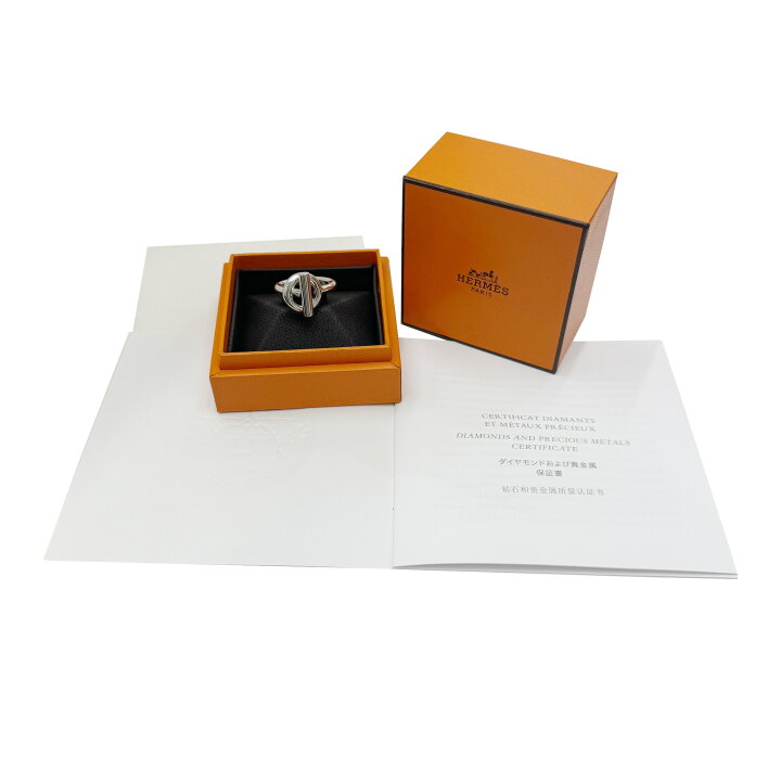 楽天市場】【新品】HERMES エルメス エシャペ リング 55 ＃55 14.5号 