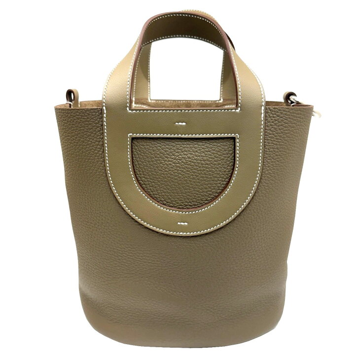 楽天市場】【新品】HERMES エルメス インザループ 23 エトゥープ 