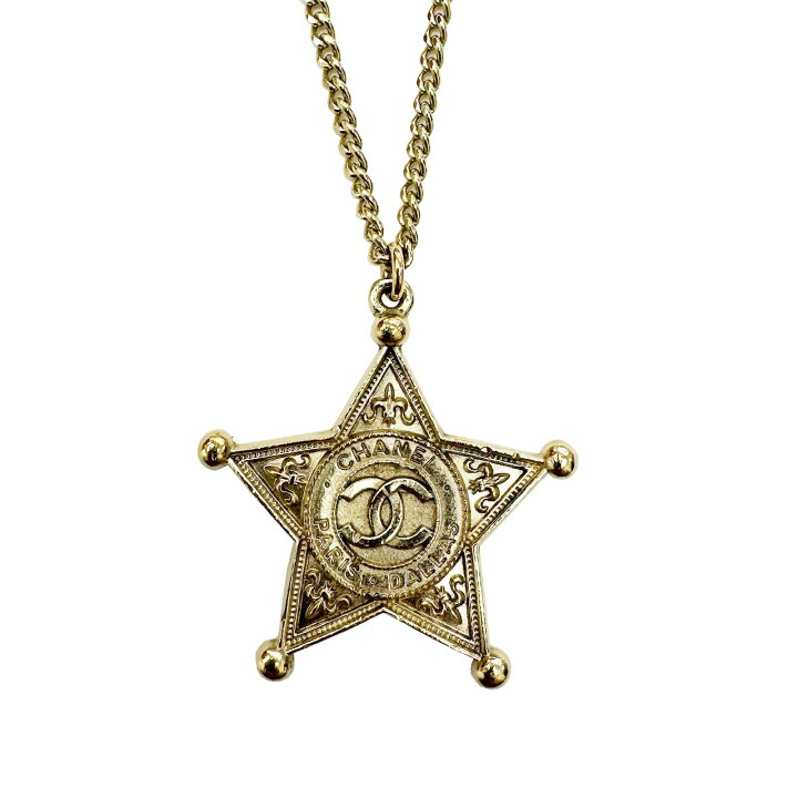 楽天市場】【中古】シャネル CHANEL ココマーク ロゴ スター 星 A14A  