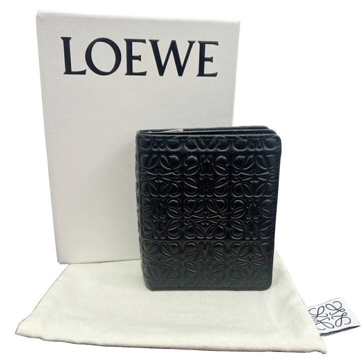楽天市場】【中古】ロエベ LOEWE アナグラム リピート コンパクト 