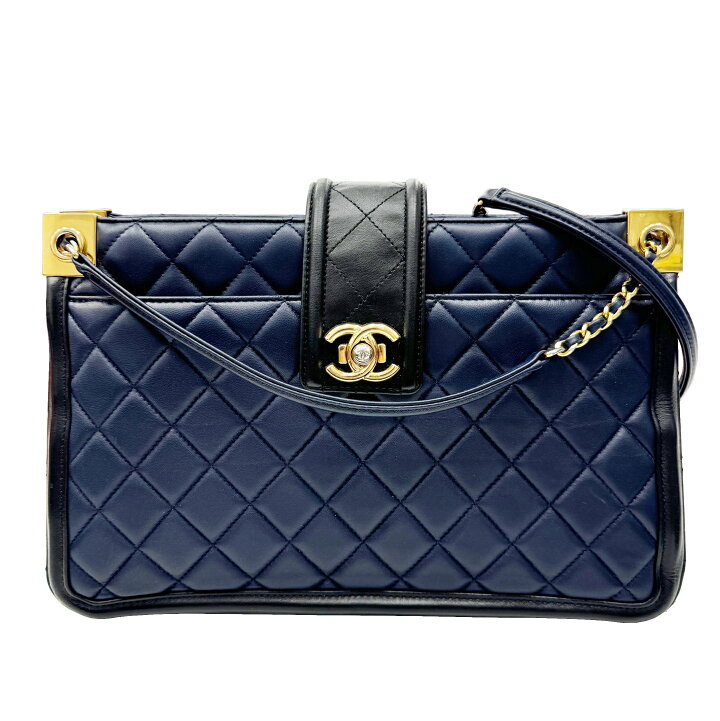 楽天市場】【中古】CHANEL シャネル マトラッセ キルティング チェーン 