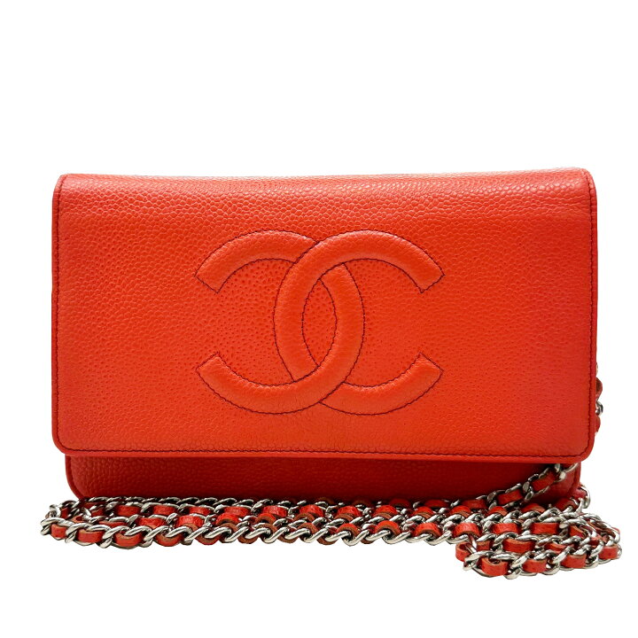 楽天市場】【中古】CHANEL シャネル ココマーク チェーンウォレット 