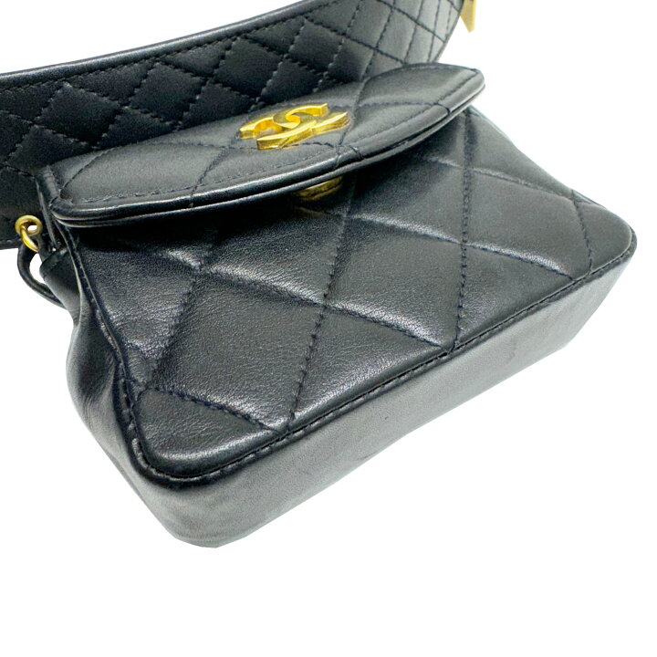 楽天市場】【中古】CHANEL シャネル マトラッセ ベルトバッグ ウエスト 