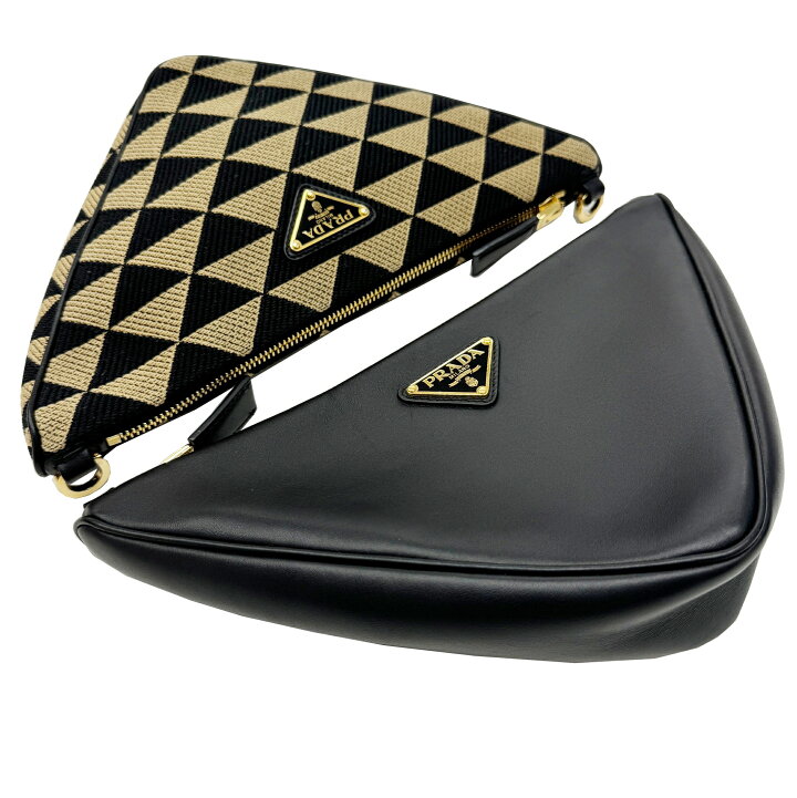 楽天市場】【中古】PRADA プラダ ハンドバッグ ショルダー 2WAY 三角  