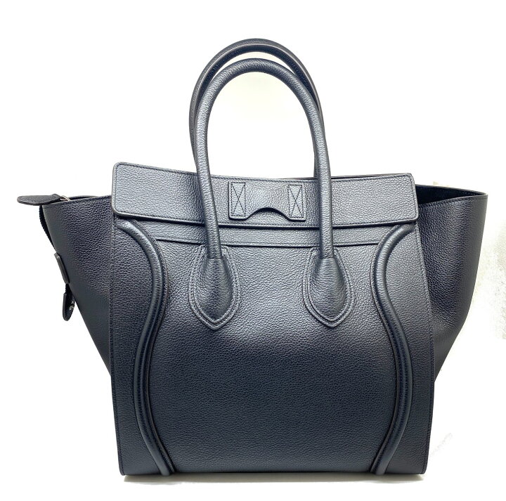 楽天市場】【中古】CELINE セリーヌ ラゲージ ミニショッパー レザー 