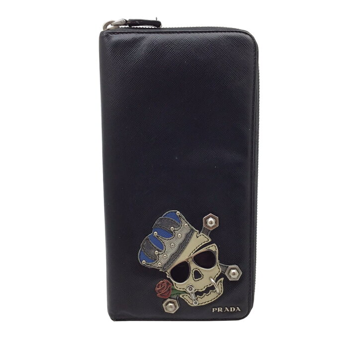楽天市場】【中古】PRADA プラダ オーガナイザー サフィアーノ 長財布  