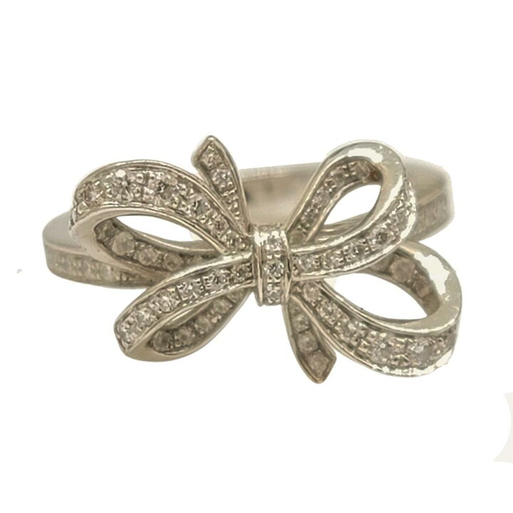 楽天市場】【中古】Tiffany & Co. ティファニー ボウ リボン リング 