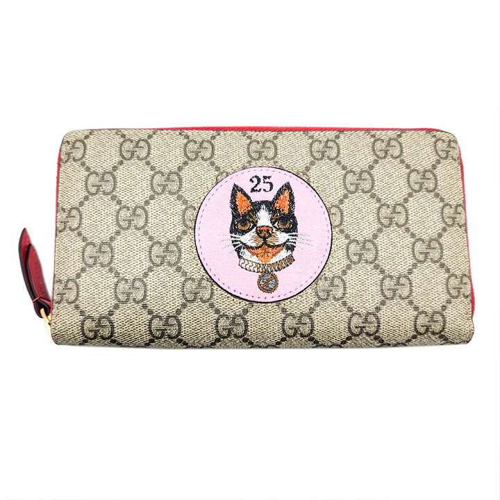 楽天市場】【未使用品】GUCCI グッチ ラウンドファスナー長財布 GG  