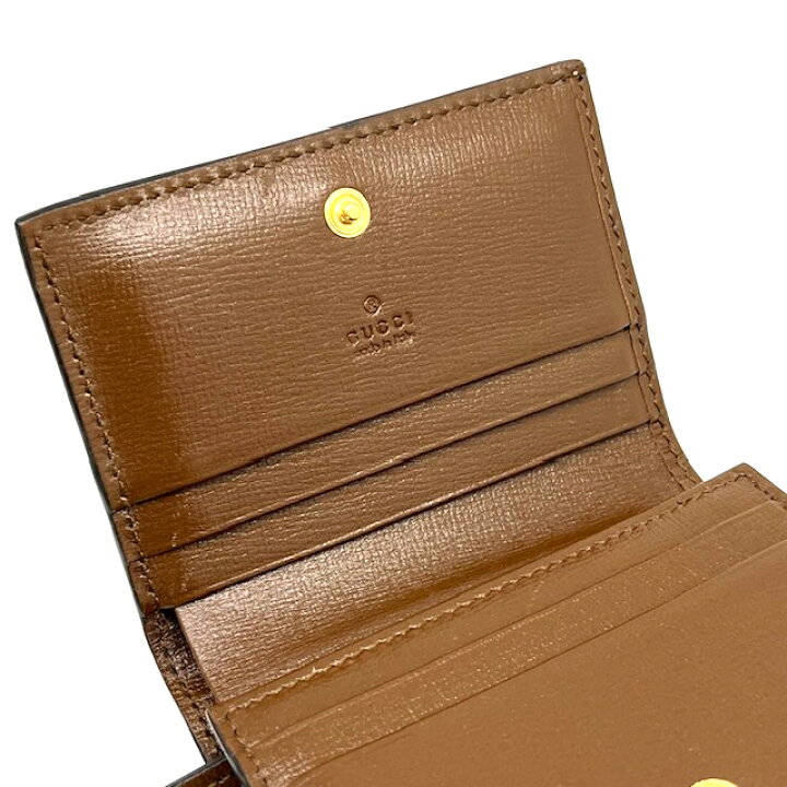 楽天市場】【中古】グッチ GUCCI 二つ折り財布 ハートモチーフ 