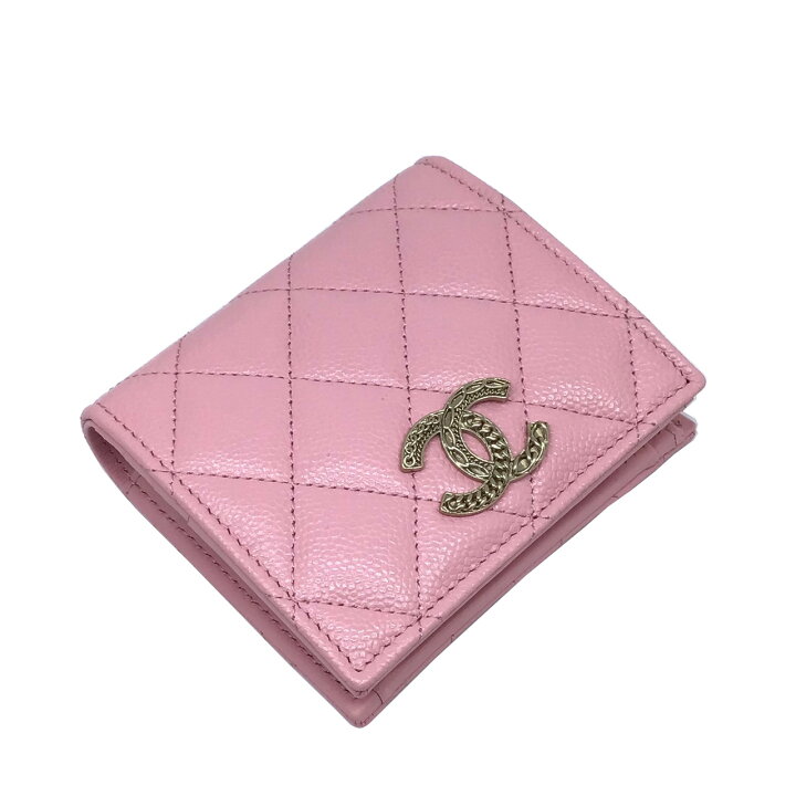 楽天市場】【未使用品】CHANEL シャネル マトラッセ 二つ折り財布  