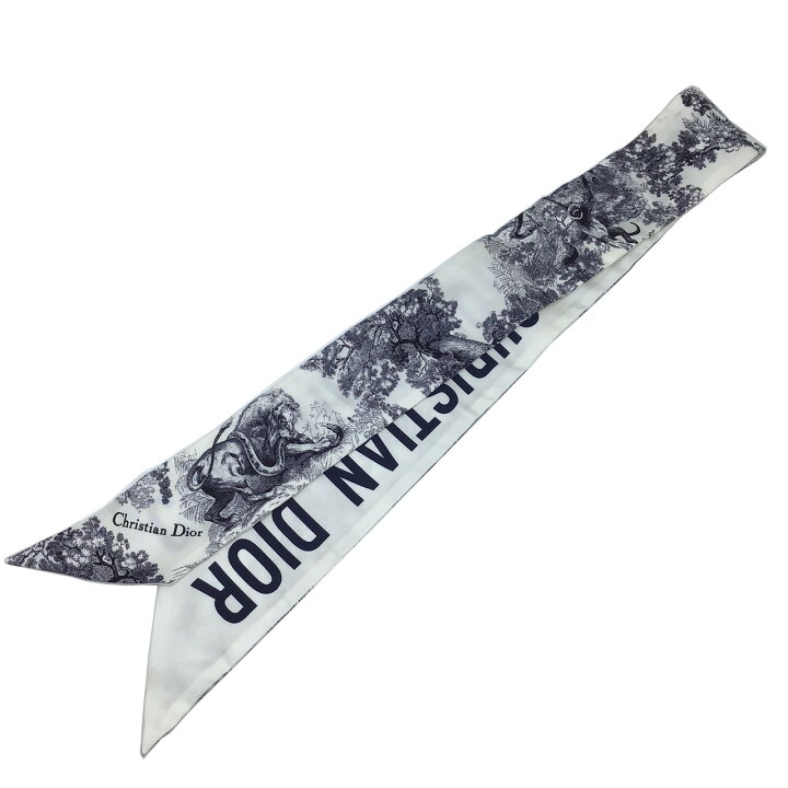 楽天市場】【中古】DIOR ディオール ミッツァ スカーフ アニマル柄  