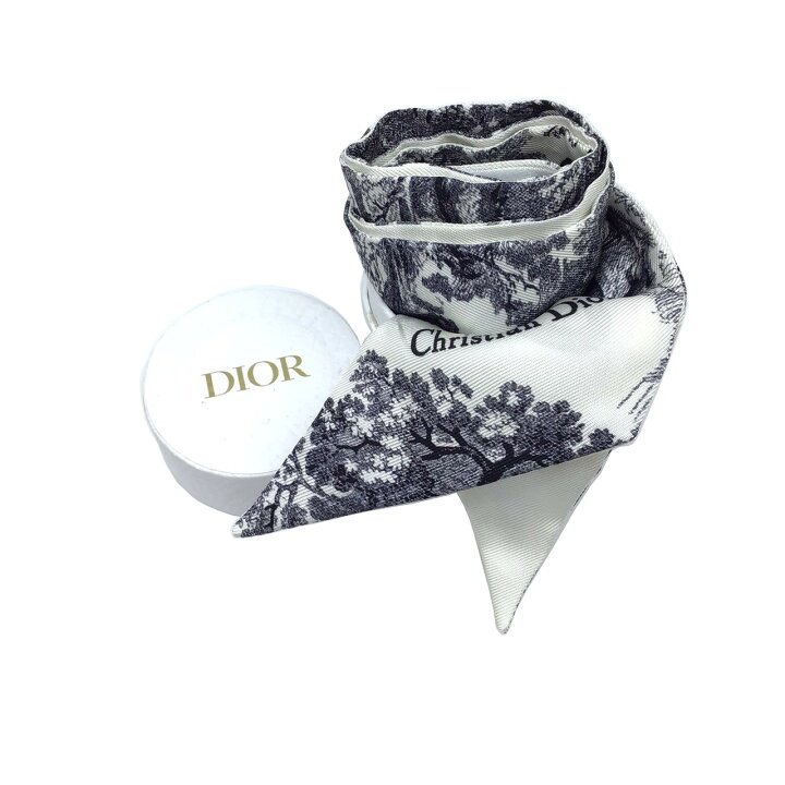 楽天市場】【中古】DIOR ディオール ミッツァ スカーフ アニマル柄  