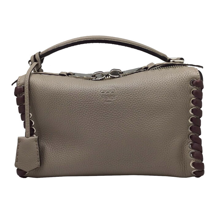 楽天市場】【中古】FENDI フェンディ セレリアレイ レザー グレージュ  