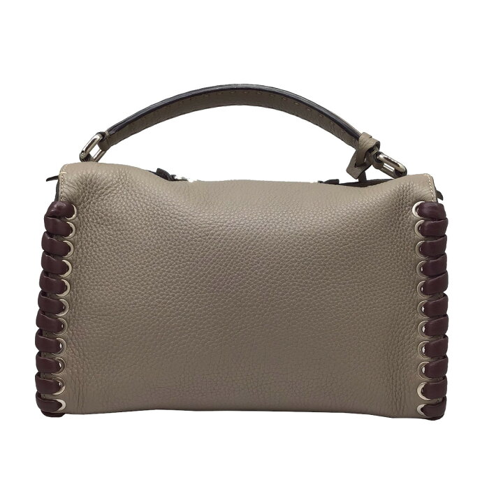 楽天市場】【中古】FENDI フェンディ セレリアレイ レザー グレージュ 