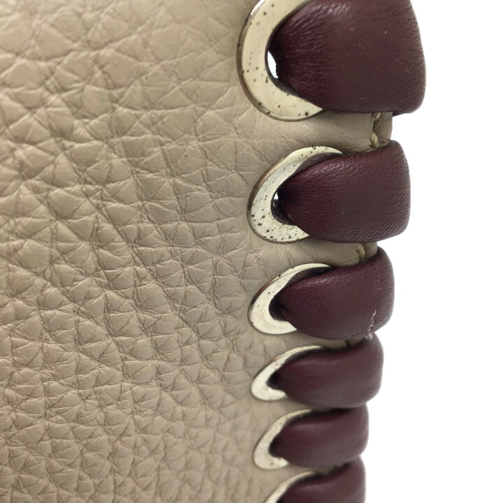 楽天市場】【中古】FENDI フェンディ セレリアレイ レザー グレージュ 