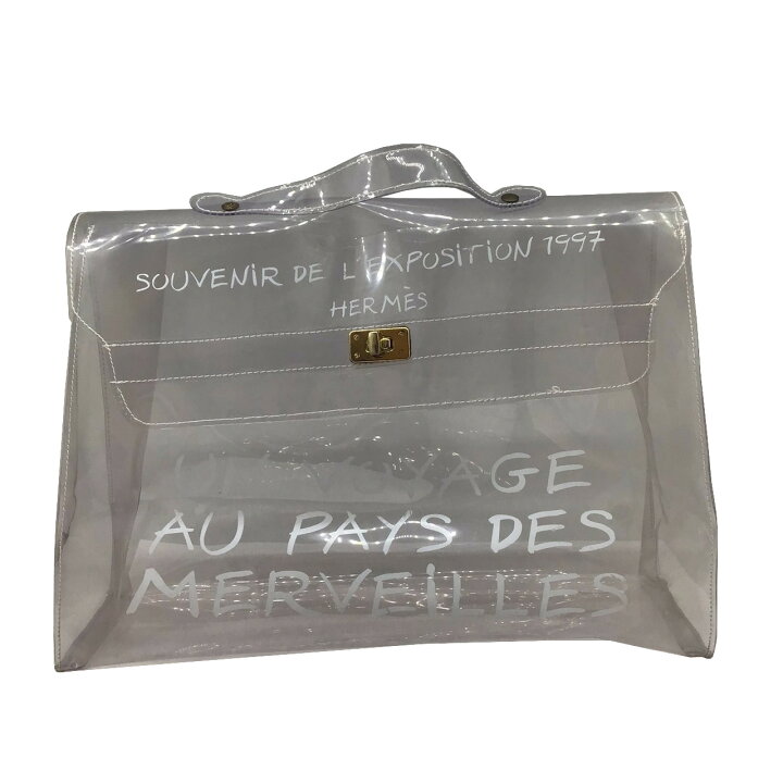 楽天市場】【中古】HERMES エルメス ビニールケリー ハンドバッグ 