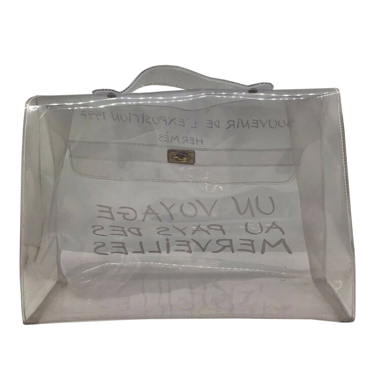 楽天市場】【中古】HERMES エルメス ビニールケリー ハンドバッグ 