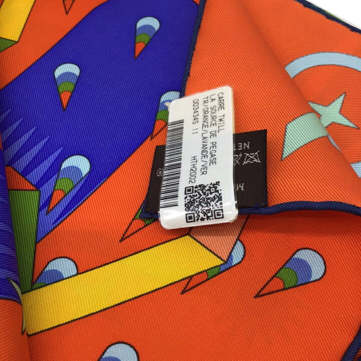 楽天市場】【未使用品】HERMES エルメス カレ90 LA SOURCE DE PEGAS  