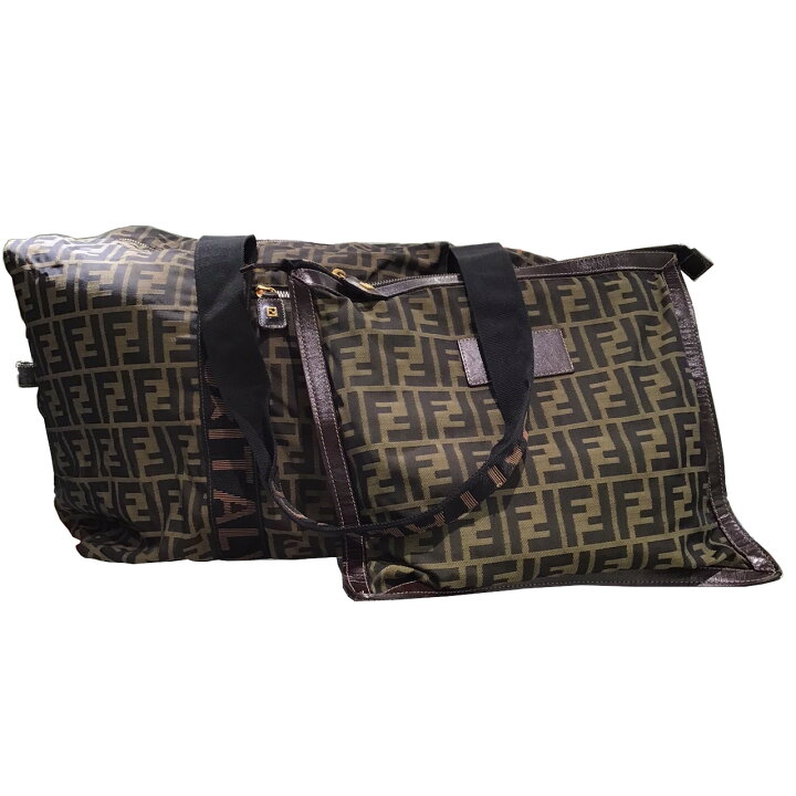 楽天市場】【中古】FENDI フェンディ ズッカ柄 ボストンバッグ 
