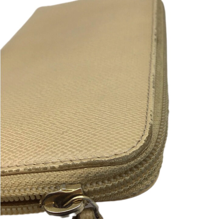 楽天市場】【中古】CHANEL シャネル ラウンドファスナー ベージュ 