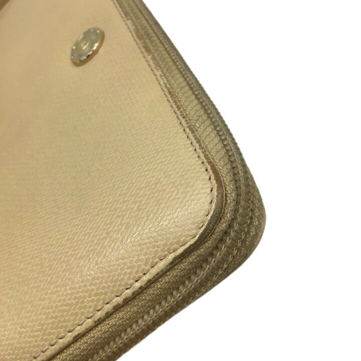楽天市場】【中古】CHANEL シャネル ラウンドファスナー ベージュ 