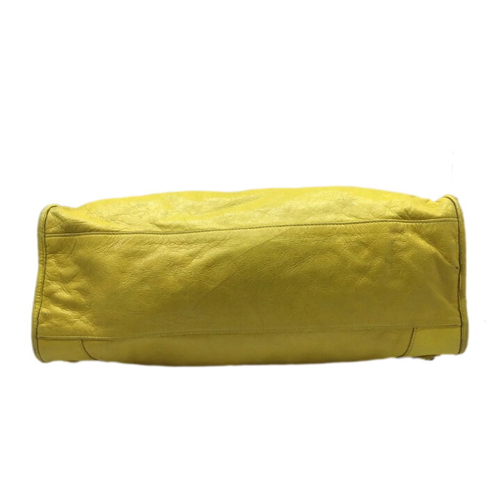 楽天市場】【中古】BALENCIAGA バレンシアガ ザシティ 115748 イエロー 