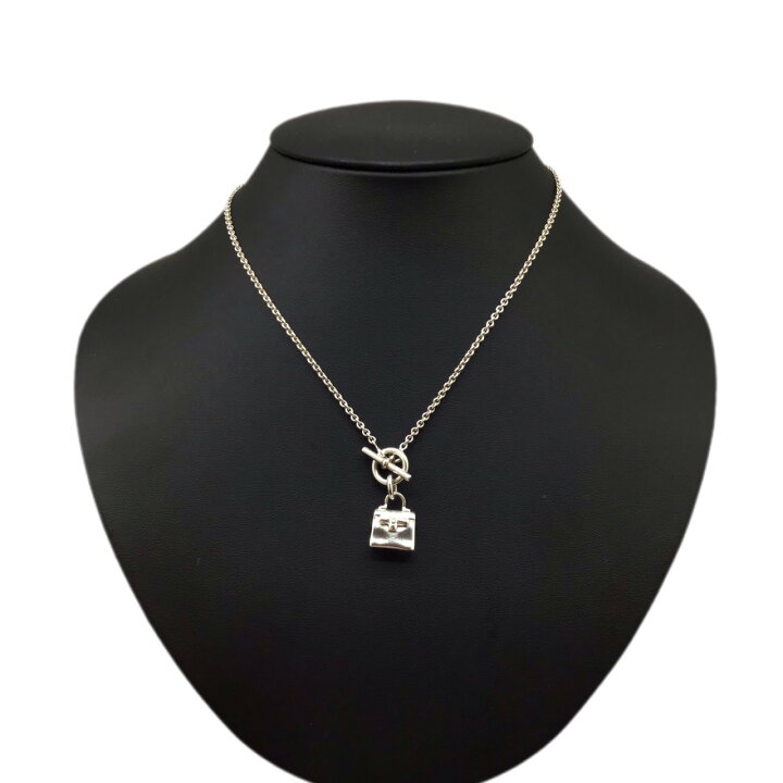 楽天市場】【中古】HERMES エルメス アミュレット ケリーネックレス  