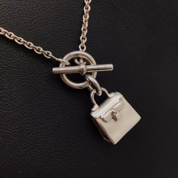楽天市場】【中古】HERMES エルメス アミュレット ケリーネックレス  