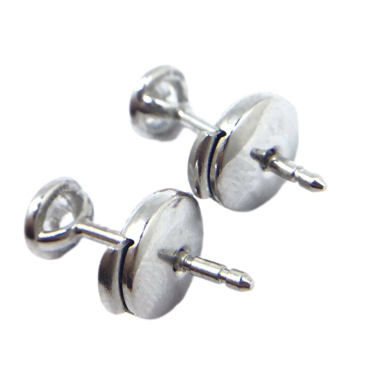 極美品 ティファニー バイザヤード ダイヤ ピアス 4.4mm シルバー925 