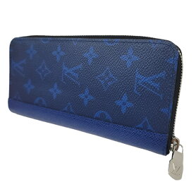 【新品同様】LOUIS VUITTON　ルイ ヴィトン　タイガラマ　ジッピーウォレット　ヴェルティカル長財布　財布　ロングウォレット　レザーグッズ　ブルー　SV金具　メンズ　レディース　ユニセックス　プレゼント【ブランドギャラリー東心斎橋店】