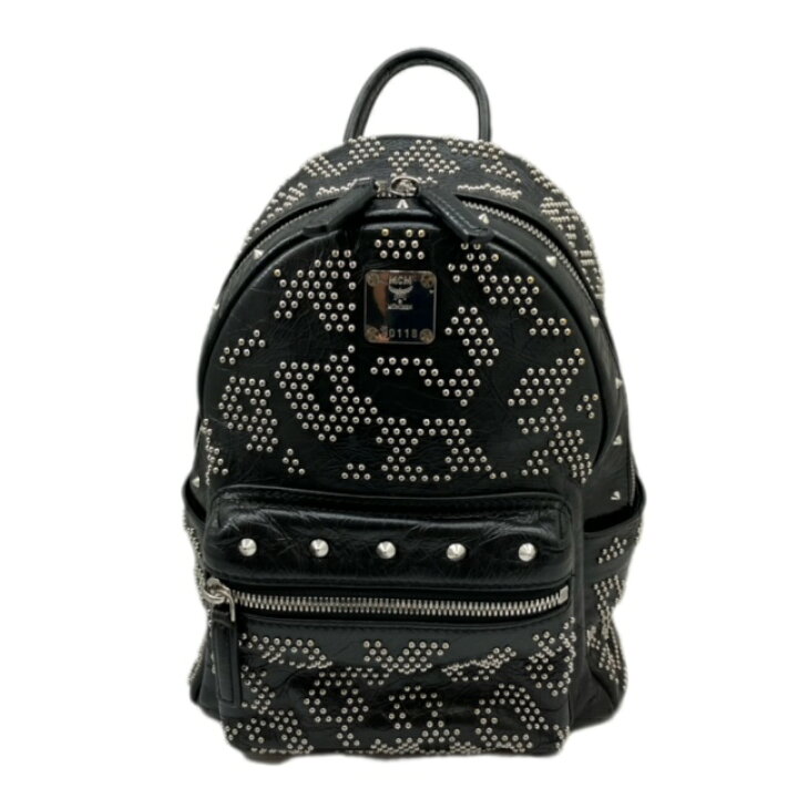 楽天市場】【中古】MCM エム・シー・エム スモールリュック レザー  