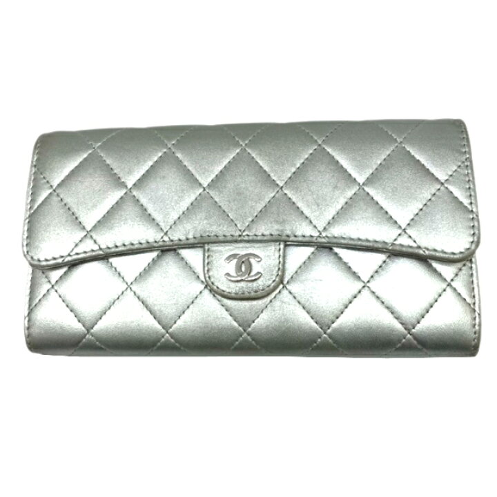 楽天市場】【中古】CHANEL シャネル マトラッセ ロングフラップ 