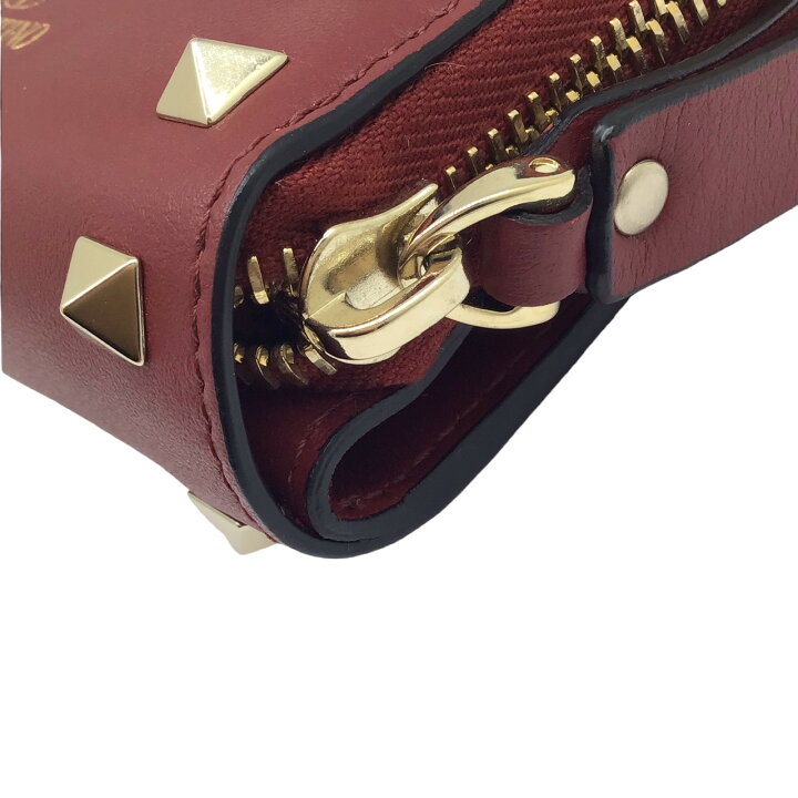 楽天市場】【新品同様】ヴァレンティノ VALENTINO 二つ折り財布 ロック  
